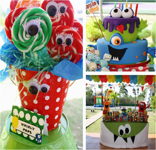 Monster themed Birthday Party Decorations Kara 39 S Party Ideas Monster Birthday Party Supplies Ideas