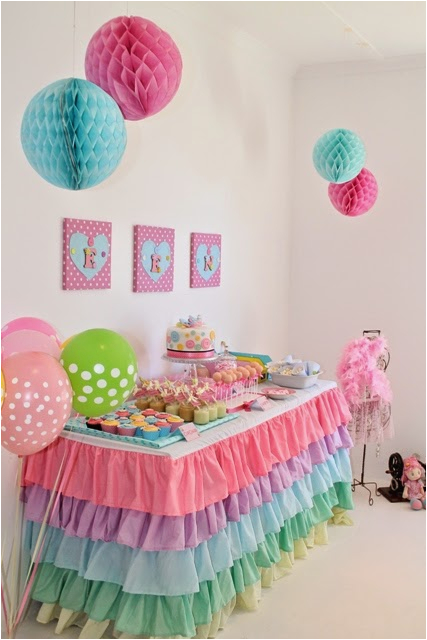 My First Birthday Party Decorations 34 Creative Girl First Birthday Party themes and Ideas