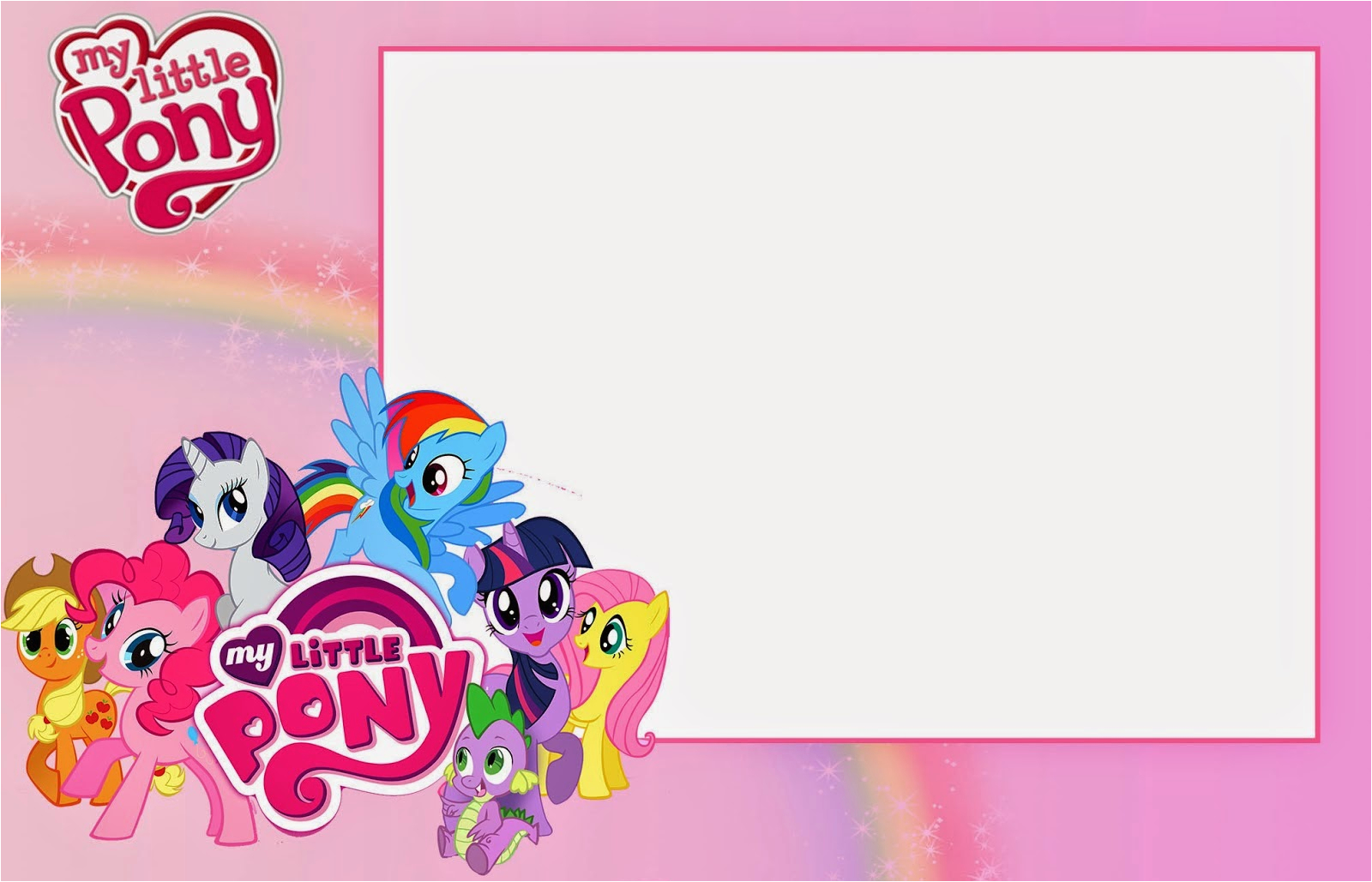 My Little Pony Birthday Cards Free Mini Kit De My Little Pony Oh My Fiesta Friki