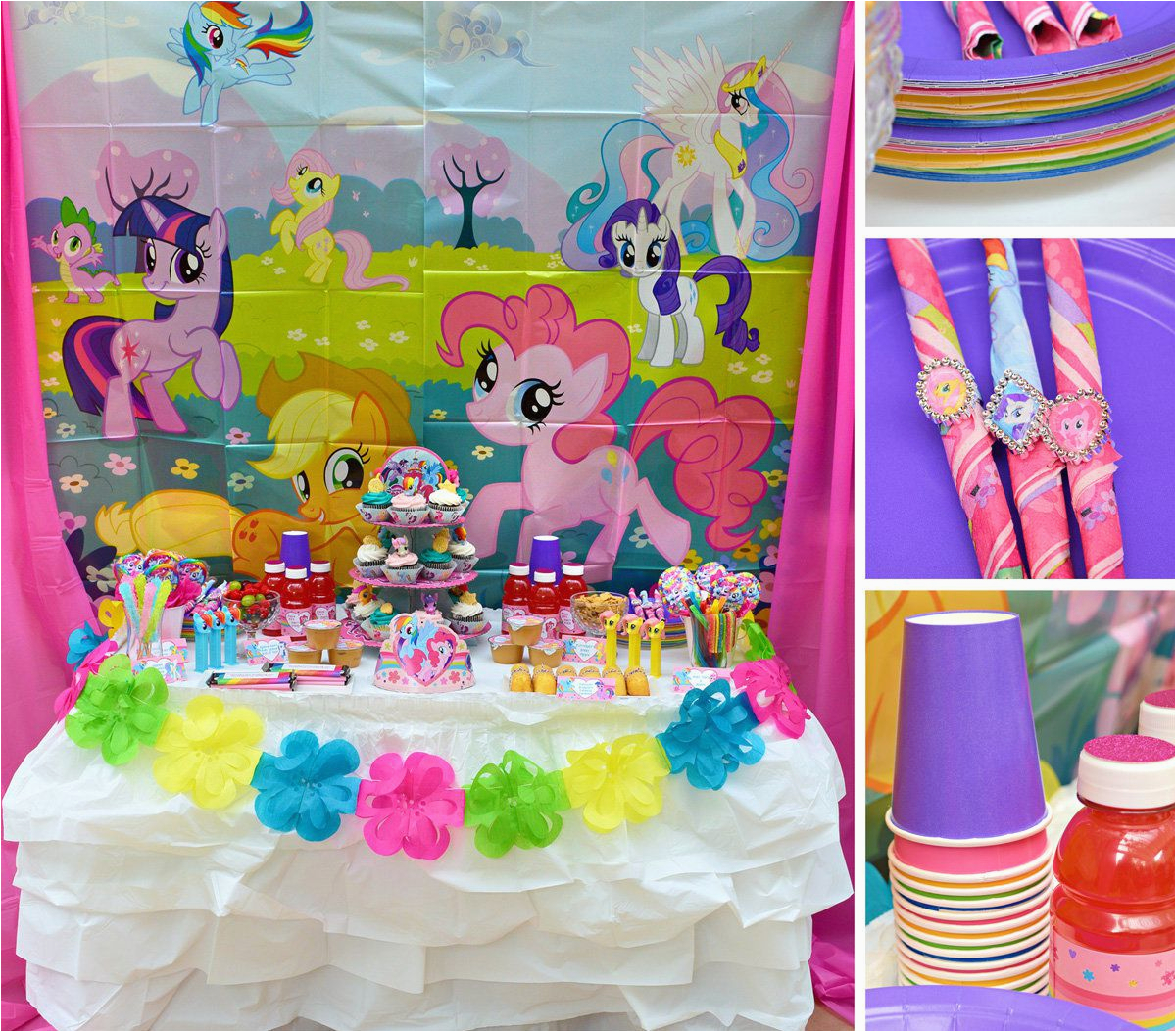 My Little Pony Birthday Party Ideas Decorations My Little Pony Party Ideas Pony Party Ideas at Birthday