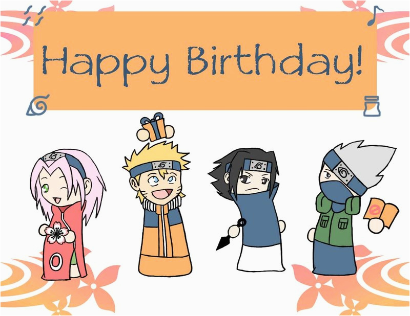 Naruto Birthday Card Naruto Birthday Card by Sweetduke On Deviantart