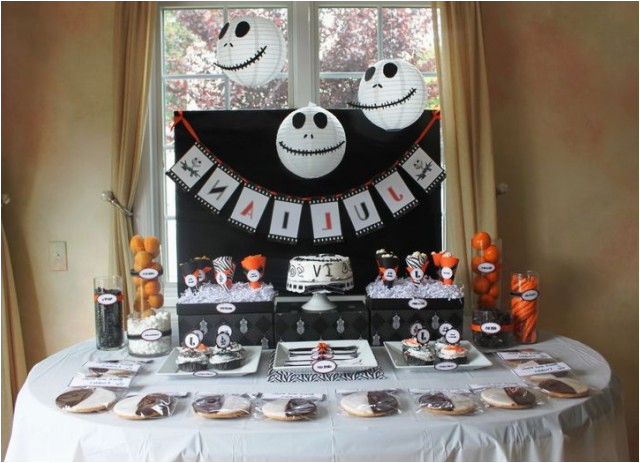 Nightmare before Christmas Birthday Party Decorations Nightmare before Christmas Party Decorations Letter Of