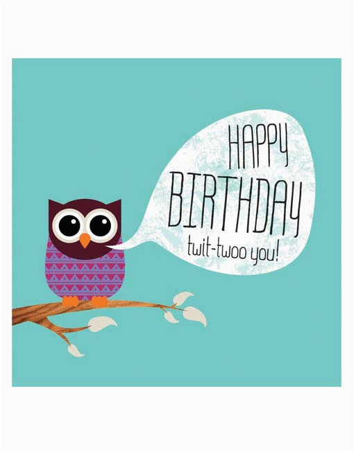 Owl Birthday Card Sayings the Gallery for Gt Owl Happy Birthday Card