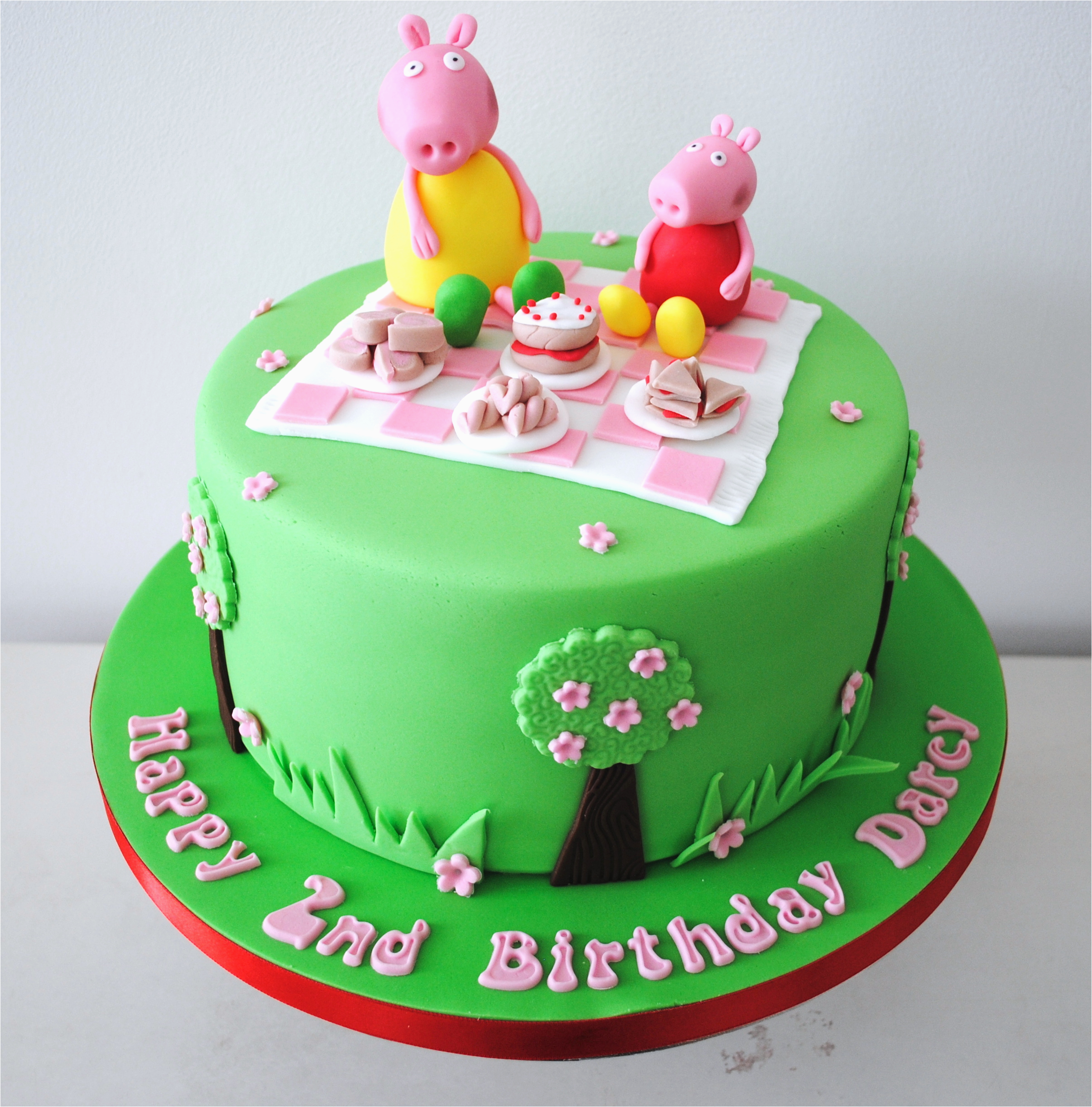 Peppa Pig Birthday Cake Decorations Peppa Pig Birthday Cake for Lovely Kids Awesome Birthday