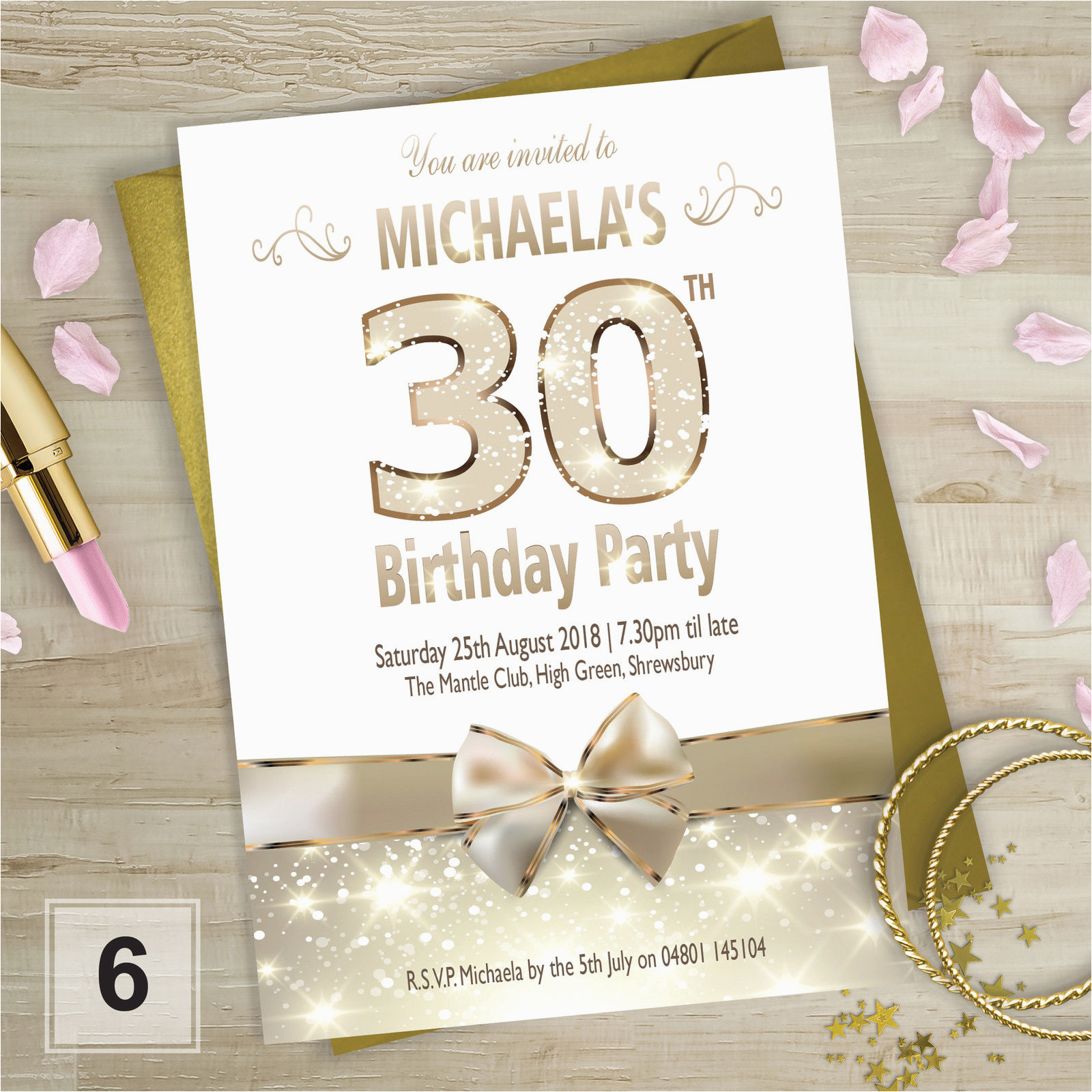 Personalised 18th Birthday Decorations Birthday Party Invitations 18th 21st 30th 40th 50th