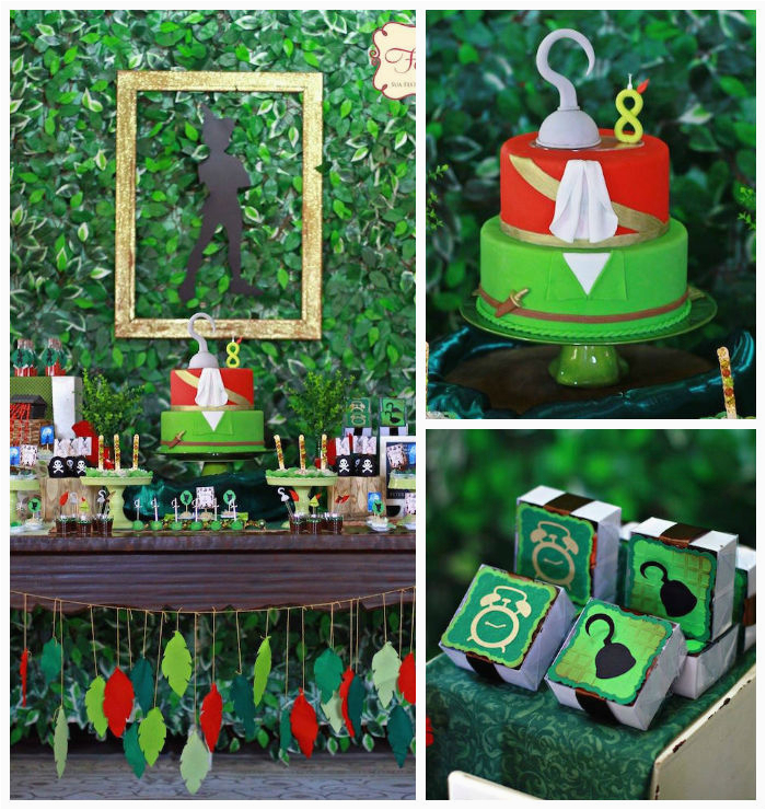 Peter Pan Birthday Decorations Kara 39 S Party Ideas Peter Pan themed Birthday Party Via