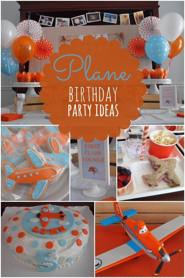 Planes Birthday Decorations Boy 39 S Plane themed Birthday Party Ideas Spaceships and