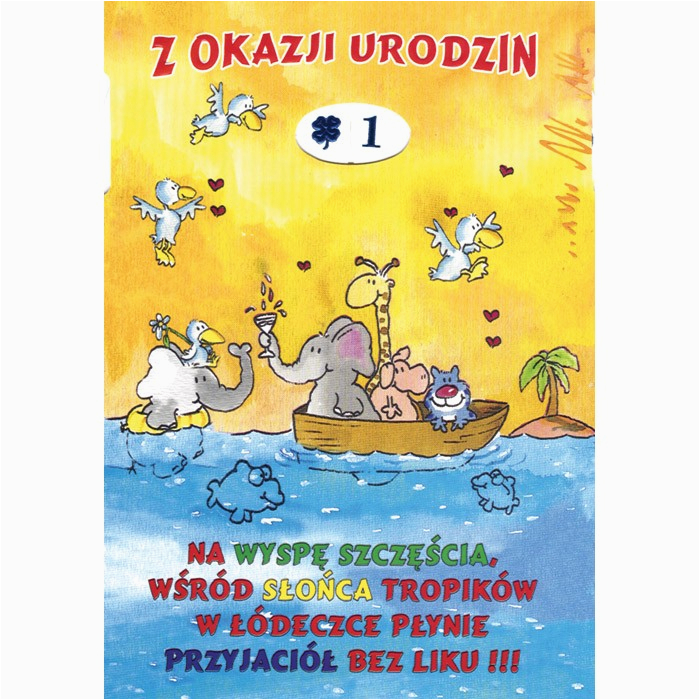 Polish Birthday Cards Kid 39 S Birthday Card Rotating Numbers Greeting Cards