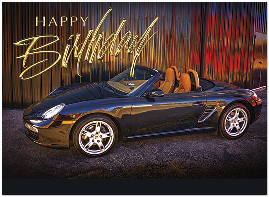 Porsche Birthday Card Birthday Porsche Auto Birthday Cards Posty Cards