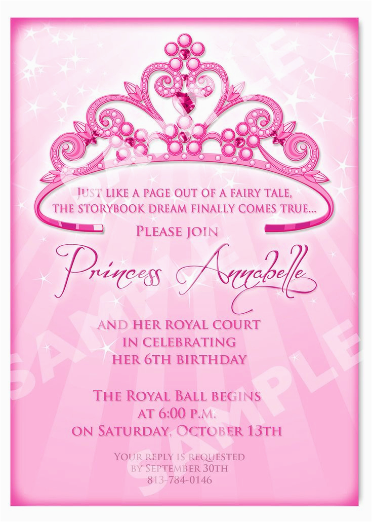 Princess 1st Birthday Invitation Wording Free Printable Princess Birthday Invitation Templates