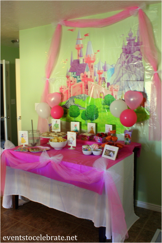 Princess Decoration Ideas for Birthday Disney Princess Birthday Party Ideas Food Decorations