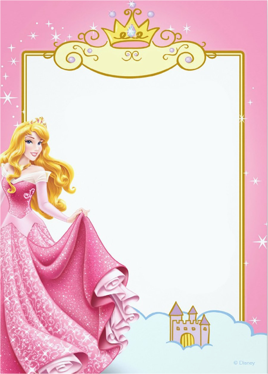 Princess themed Birthday Invitation Cards Printable Princess Invitation Card Invitations Online