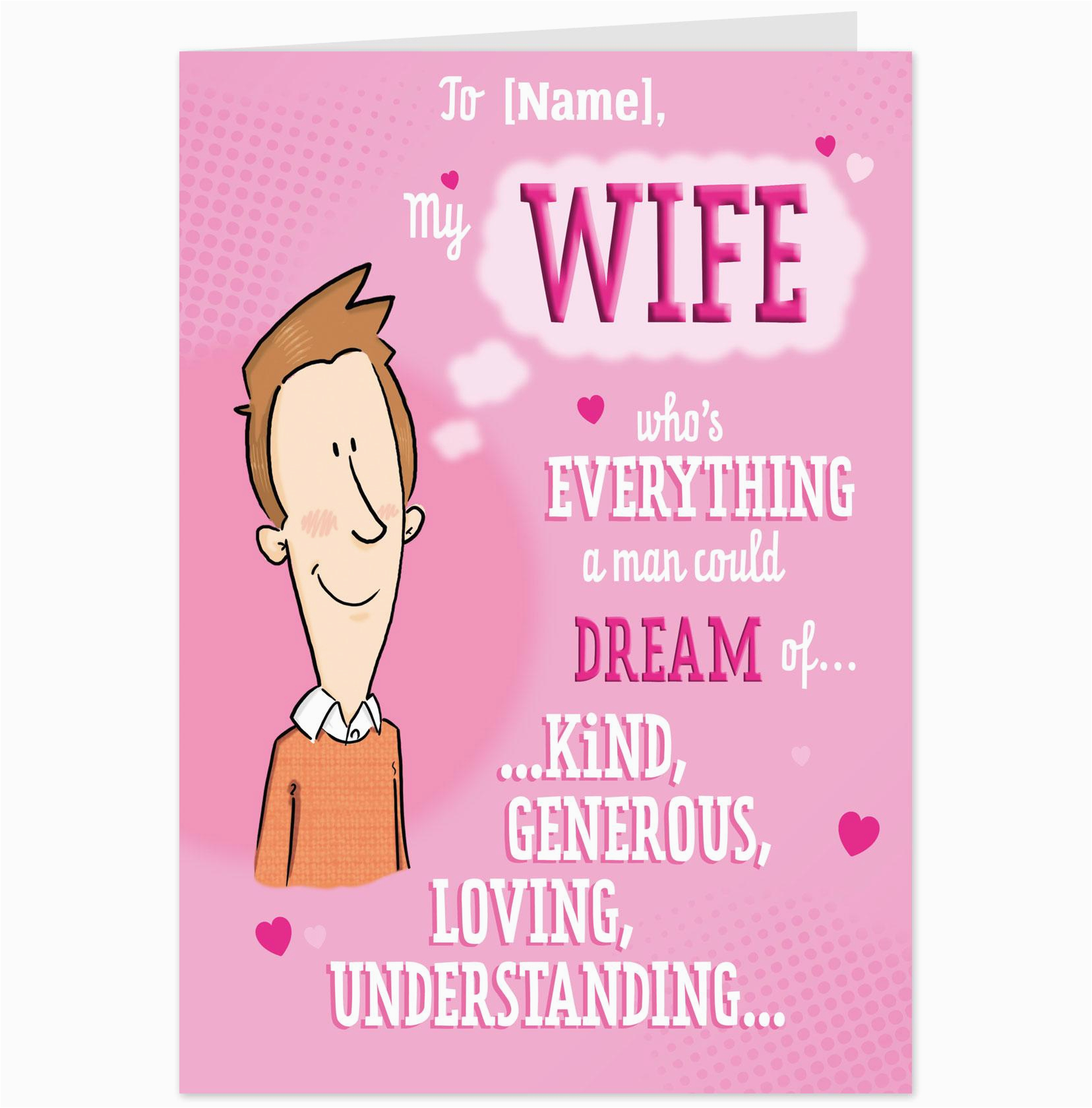 Print A Birthday Card for Wife Happy Birthday Romantic Cards Printable Free for Wife