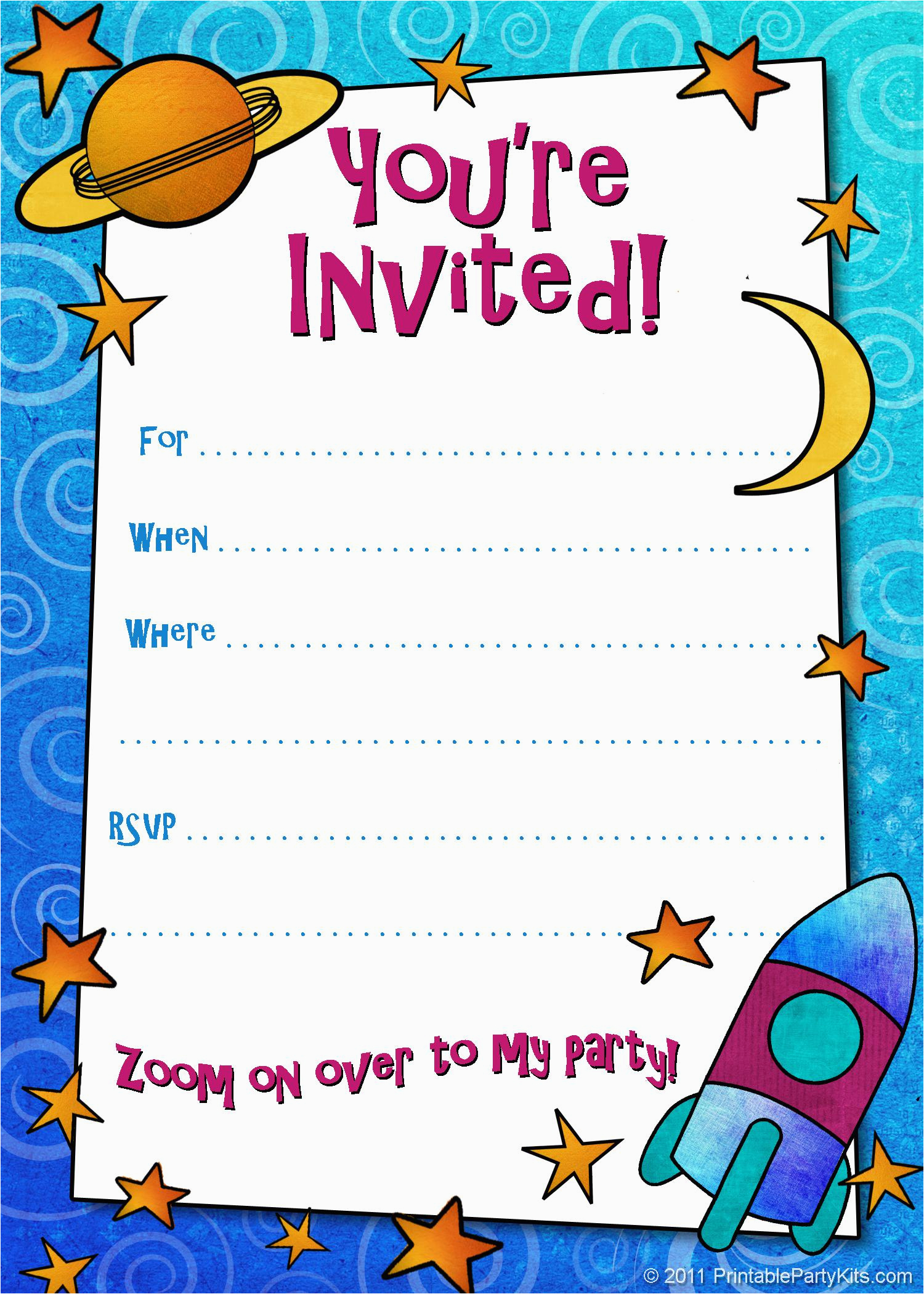 Print My Own Birthday Invitations Make Your Own Party Invitations Party Invitations Templates