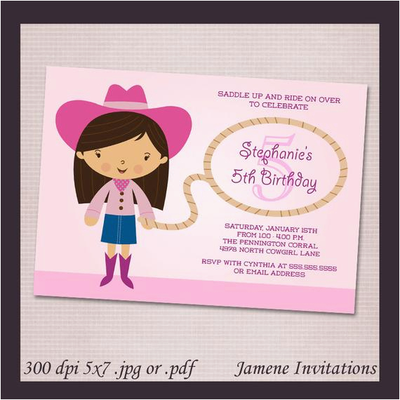 Print Your Own Birthday Invitations Free Pink Cowgirl Birthday Party Printable Invitation Print Print Your Own Birthday Invitations Free Pink Cowgirl Birthday Party Printable Invitation Print