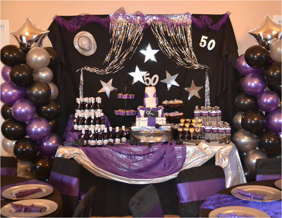 Purple 50th Birthday Decorations Birthday Quot Purple Rain 50th Birthday Bash Quot Catch My Party