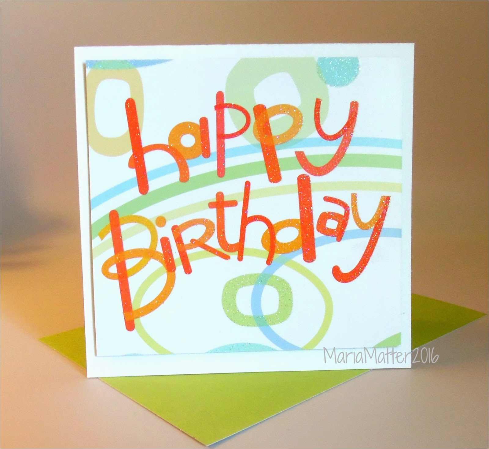 Recycle Birthday Cards Five Simple Things Simple Sparkly and Recycled