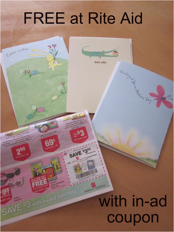 Rite Aid Birthday Cards Rite Aid Free American Greetings Cards Money Saving Mom