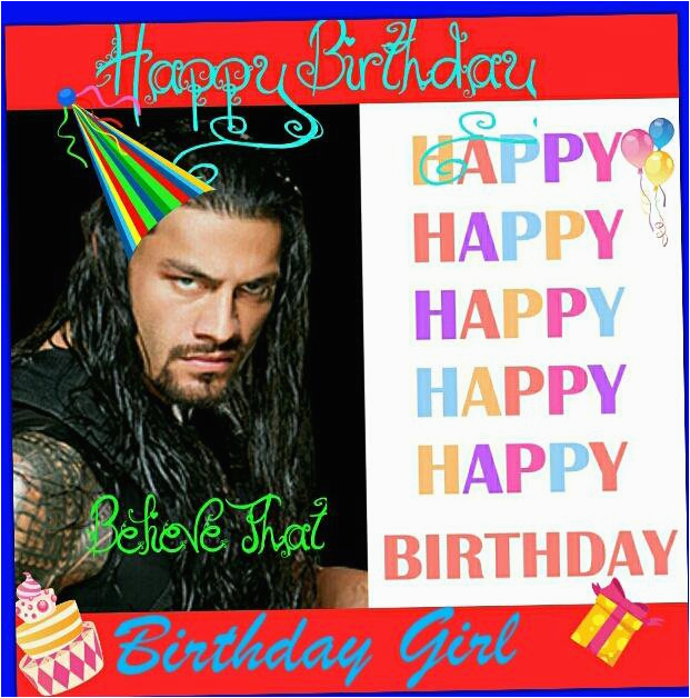 Roman Reigns Birthday Card Roman Reigns 39 S Birthday Celebration Happybday to