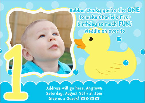 Rubber Ducky 1st Birthday Invitations Rubber Ducky Birthday Invitations Ideas Bagvania Free