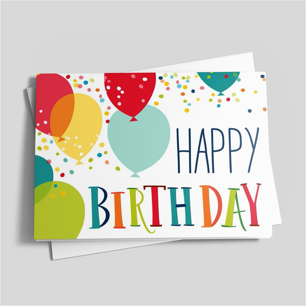 Rush Birthday Card Birthday Color Rush Card Balloons by Brookhollow