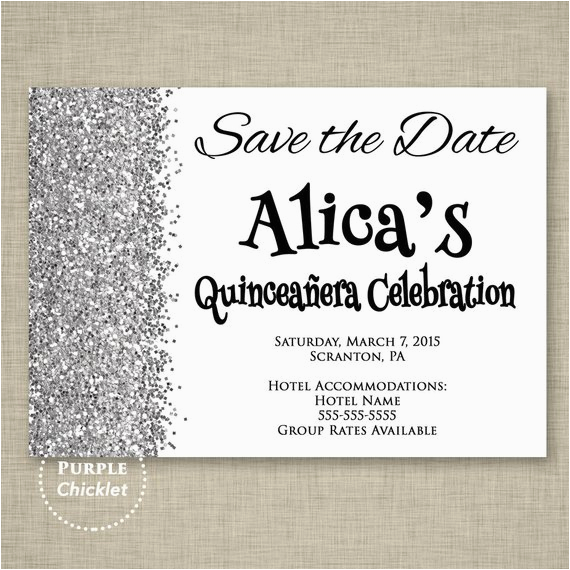 Save the Date Birthday Invite Save the Date Quinceanera Celebration Birthday Invitation Save the Date Birthday Invite Save the Date Quinceanera Celebration Birthday Invitation