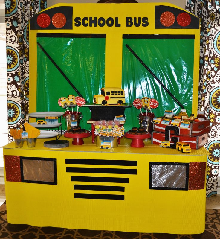 School Bus Birthday Party Decorations 17 Best Ideas About School Bus Party On Pinterest Kids