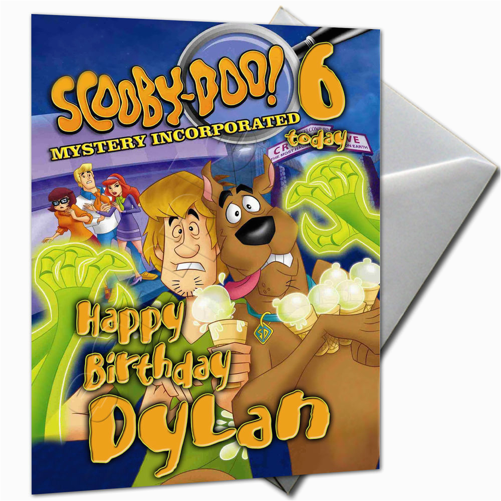 Scooby Doo Birthday Cards Scooby Doo Personalised Birthday Card Large A5 Scooby Doo Birthday Cards Scooby Doo Personalised Birthday Card Large A5