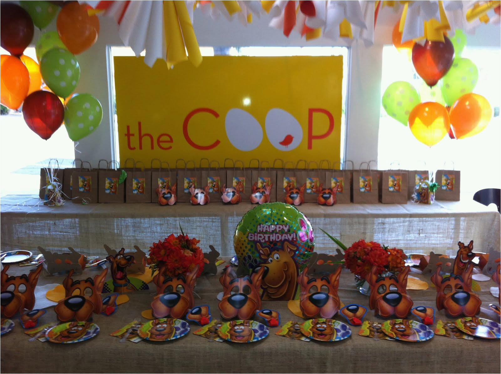 Scooby Doo Birthday Decorations Scooby Doo Birthday Party theme Criolla Brithday Wedding