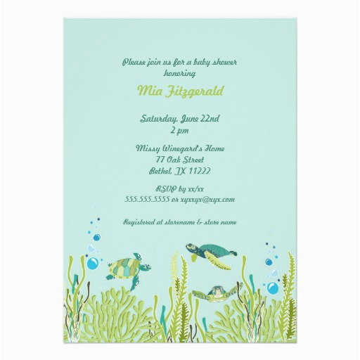 Sea Turtle Birthday Invitations Realistic Sea Turtle Baby Shower or Birthday Party 5×7 Sea Turtle Birthday Invitations Realistic Sea Turtle Baby Shower or Birthday Party 5×7