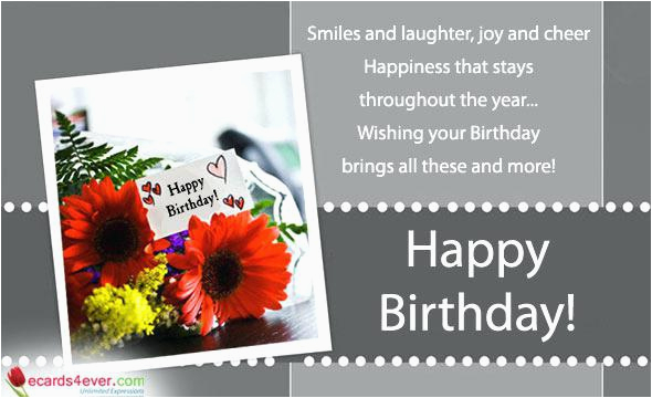 Send A Birthday Card by Mail Send Free Birthday Greetings Template Gbooks