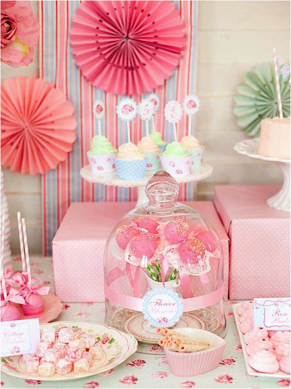 Shabby Chic Birthday Party Decorations Kara 39 S Party Ideas Shabby Chic Princess Girl Pink Vintage