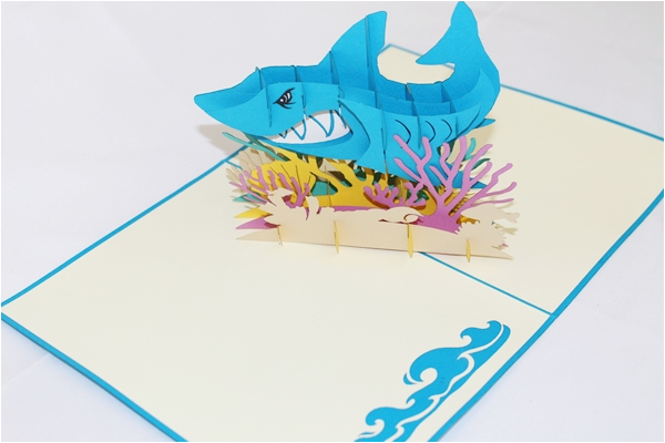 Shark Tank Birthday Cards 3d Shark Tank Greeting Card Gas 0153