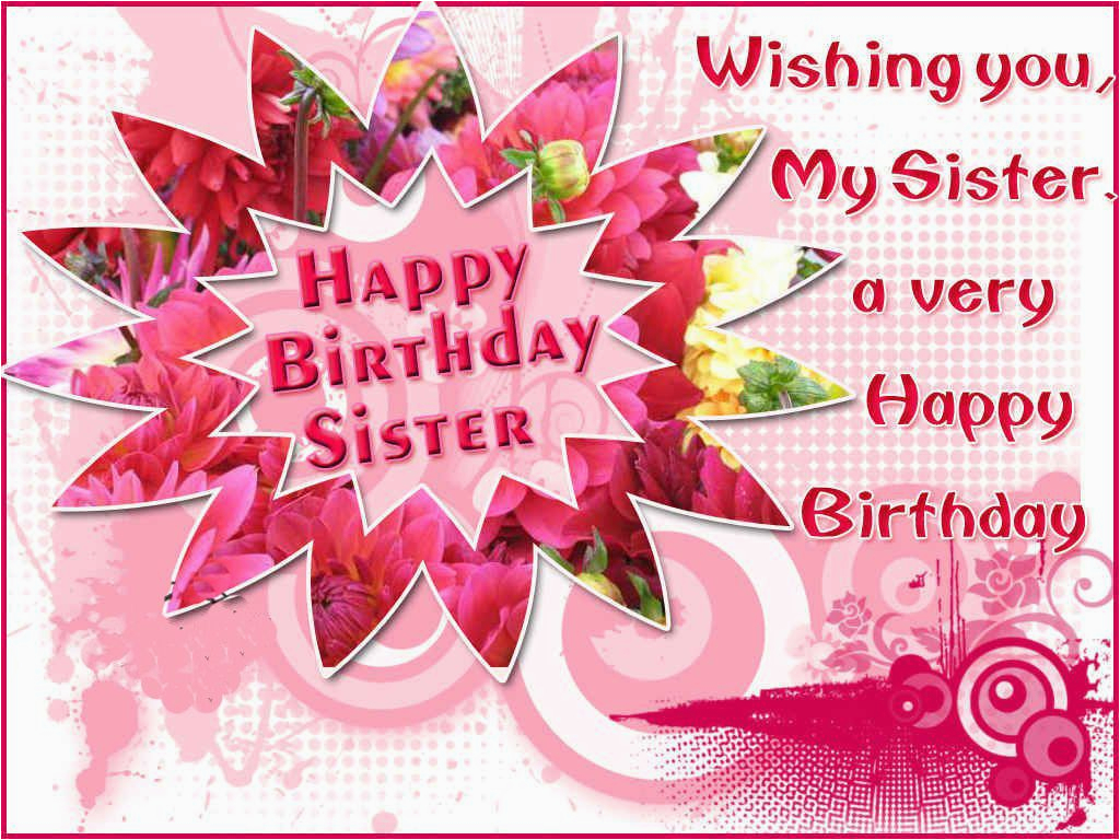 Singing Birthday Cards for Sister Free Singing Birthday Card Animated for Sister Happy