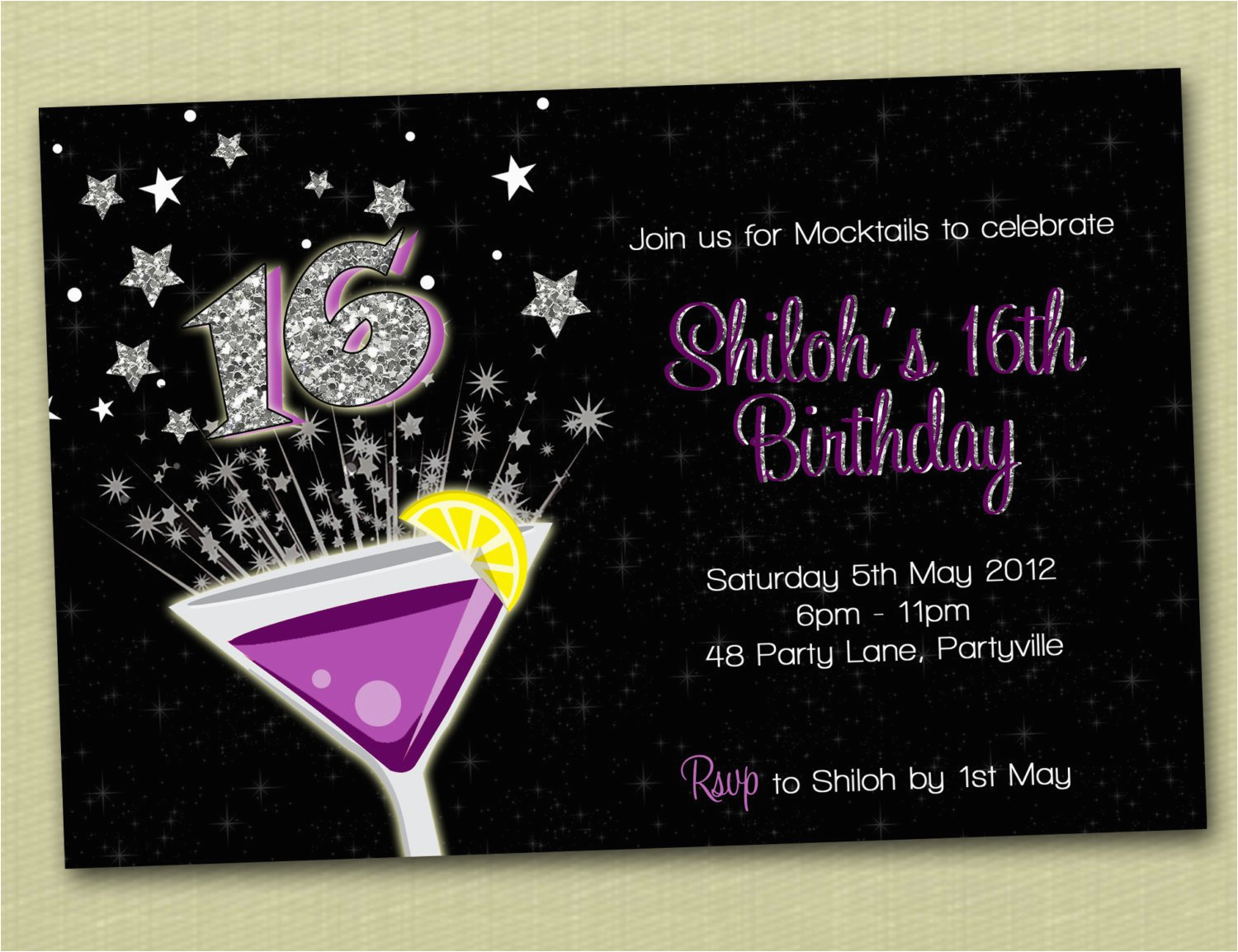 16th Birthday Invitation Ideas