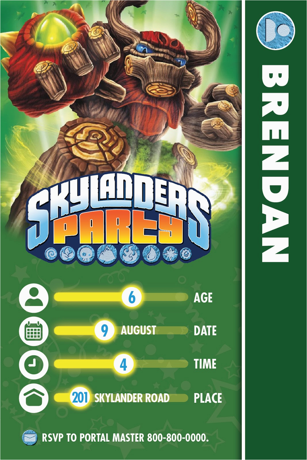 Skylander Birthday Invitations Skylanders Birthday Party the Bubbly Hostess