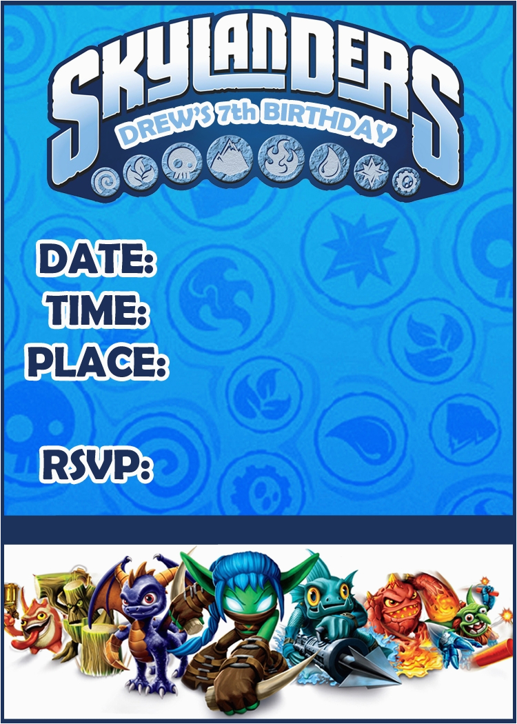 Skylander Birthday Party Invitations Need Help for A Skylanders Birthday the Dis Disney
