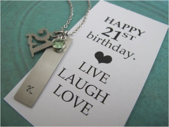 Special Gifts for Her 21st Birthday Personalized 21st Birthday Gift for Her Live Laugh Love
