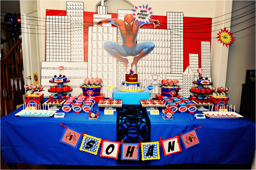 Spiderman Birthday Decoration Ideas the Party Wall Spiderman Birthday Party Part 1 2 as