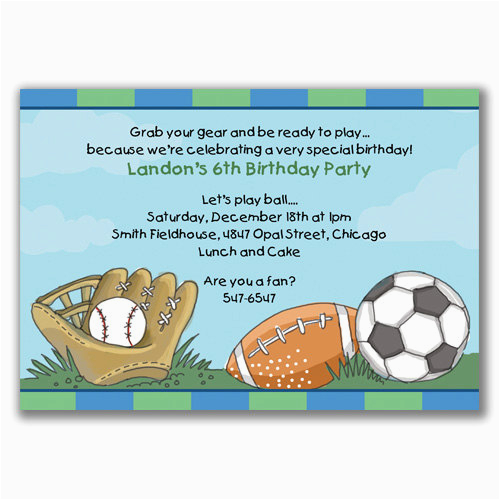 Sports Birthday Party Invitation Wording Sports Birthday Invitations Ideas Bagvania Free