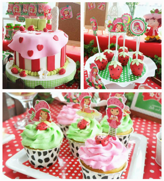 Strawberry Shortcake Birthday Party Decorations Kara 39 S Party Ideas Strawberry Shortcake Birthday Party