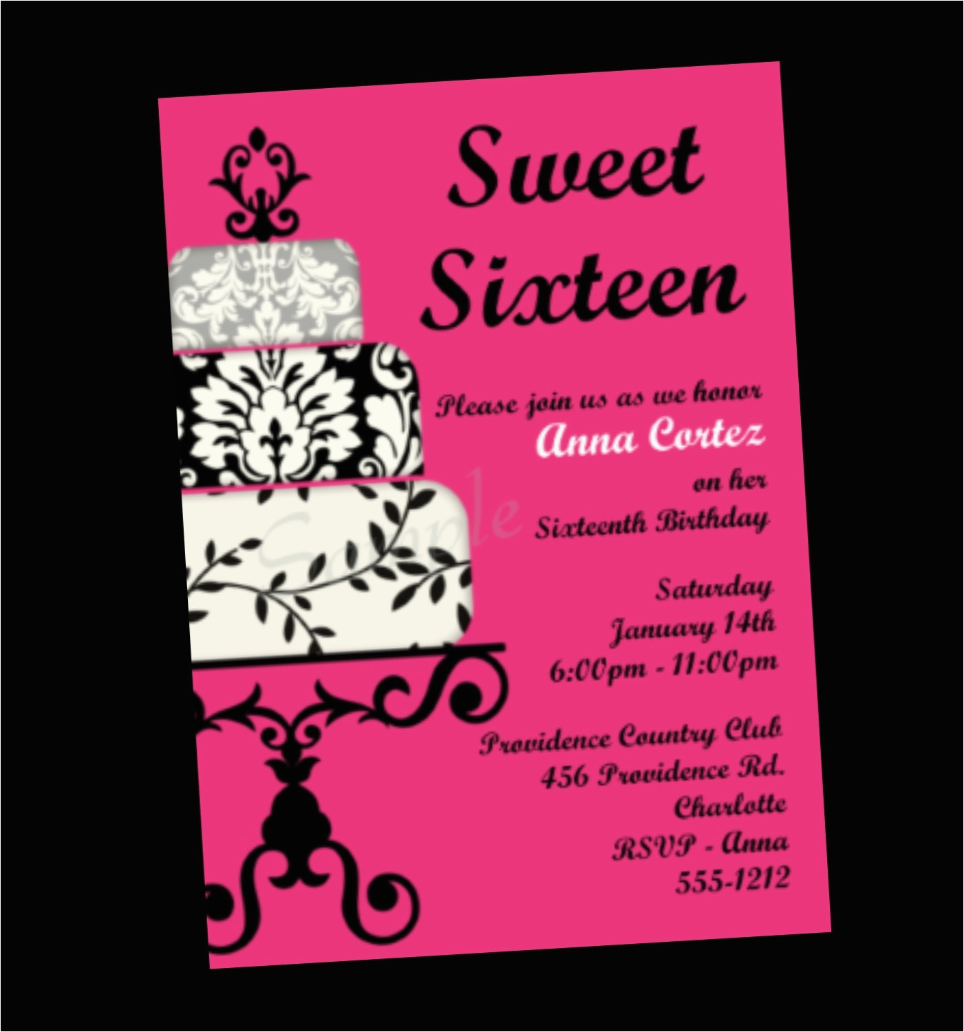 Sweet Sixteen Birthday Invitation Wording Sweet 16 Invitation Quotes Quotesgram