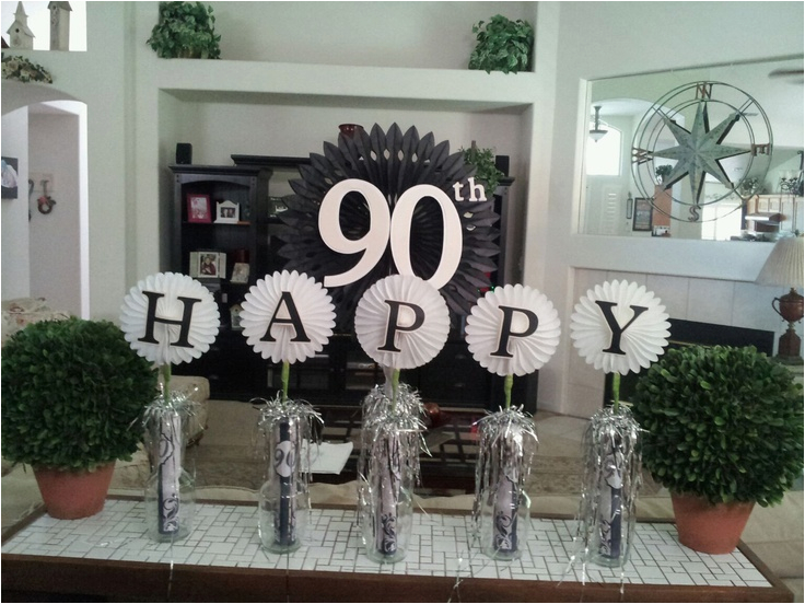 Table Decorations for 90th Birthday Party 15 Best Images About Gpa 90th Birthday Ideas On Pinterest
