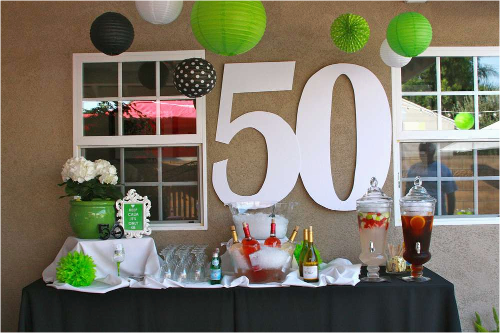 Table Decorations for A 50th Birthday Party 50th Birthday Party Ideas