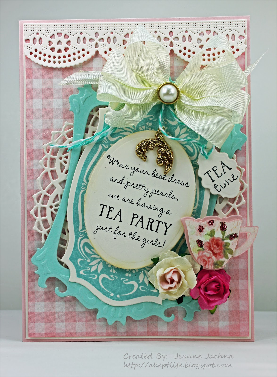 Teacup Birthday Invitations A Kept Life Wmsc 95 Tea Party