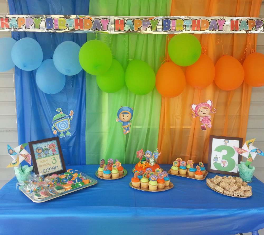 Team Umizoomi Birthday Decorations Team Umizoomi Birthday Party Ideas Photo 3 Of 6 Catch