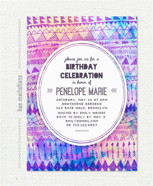 Teenage Birthday Invitation Templates Free 24 Teenage Birthday Invitation Templates Psd Ai Free