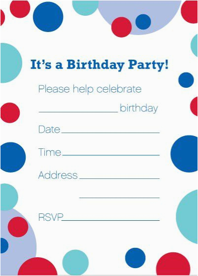 Teenage Birthday Invitation Templates Free 50 Free Birthday Invitation Templates You Will Love
