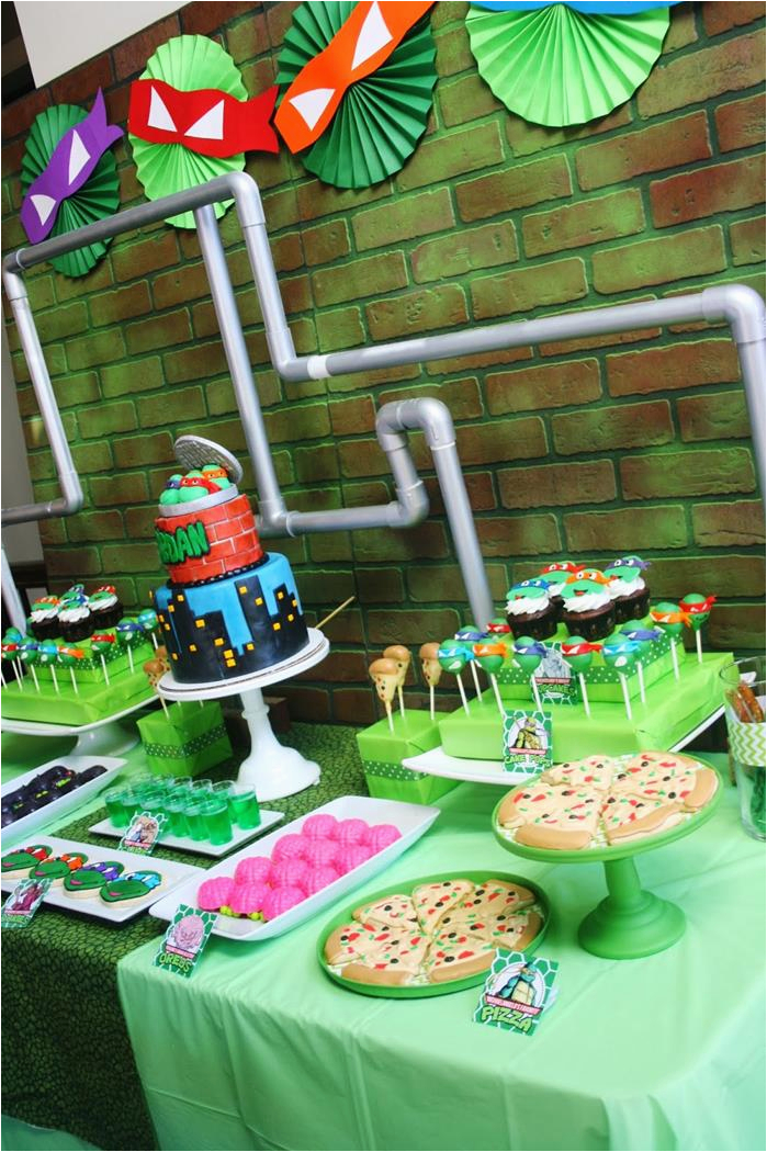 Teenage Mutant Ninja Turtles Birthday Party Decorations Tmnt 25 Jpg