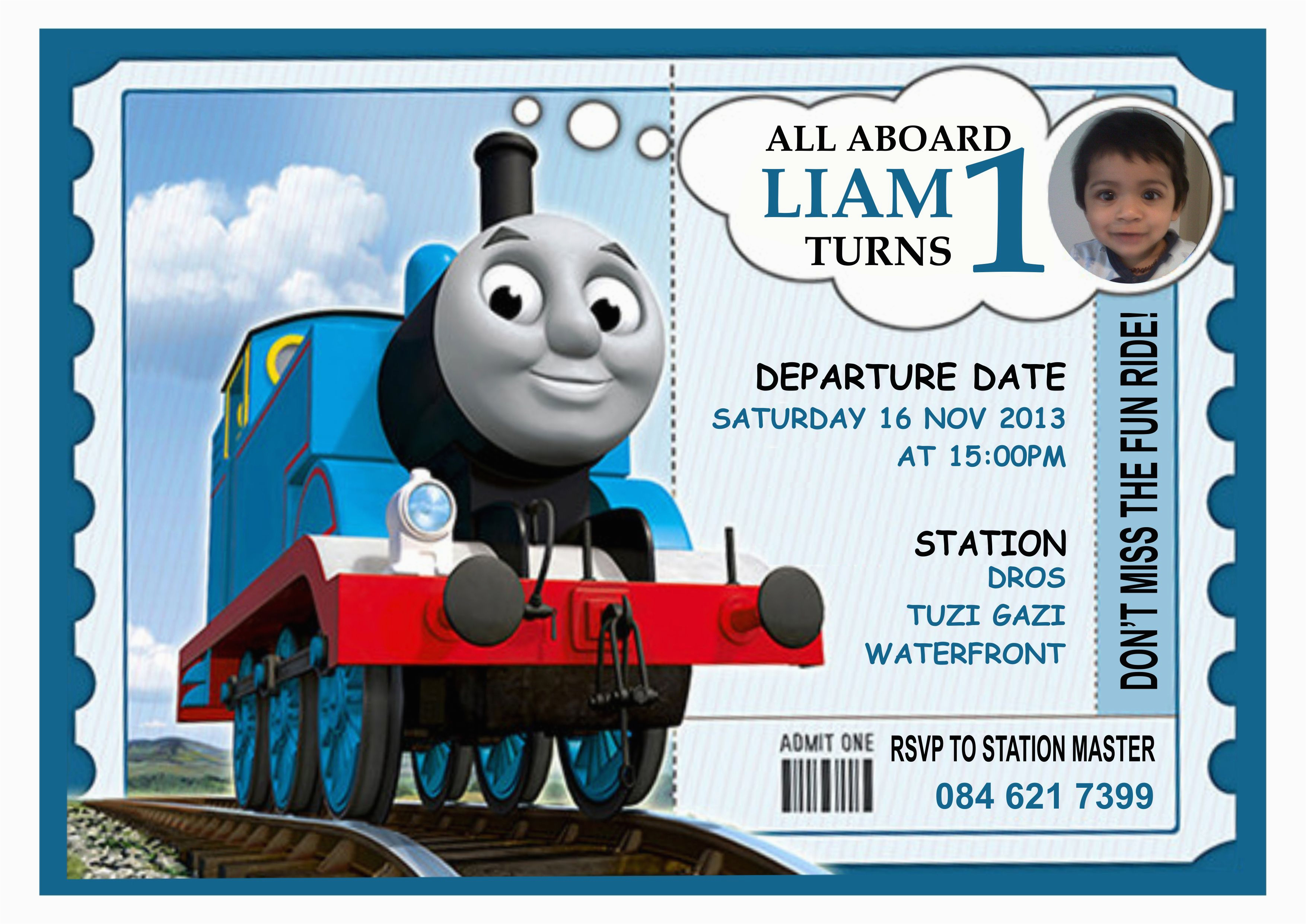 Thomas the Train Birthday Invites 9 Train Birthday Invitations for Kid Free Printable